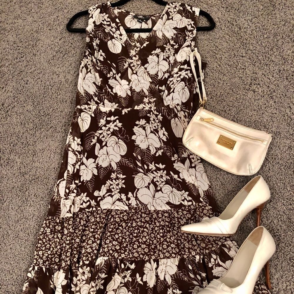 MSK summer midi sleeveless dress, Size 4 - Picture 1 of 5